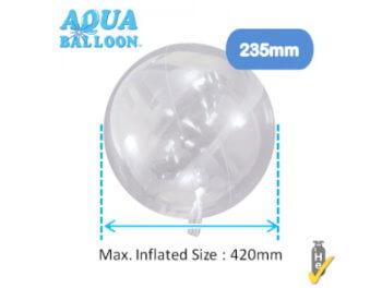 AQUA 水晶氣球-235mm  360°正圓。高透亮!!!