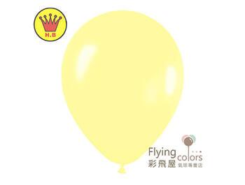 10吋圓形標準粉面氣球-H.B[牙白色](100顆/包)