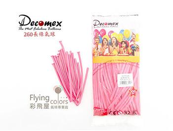 260長條標準粉面氣球-Decomex[粉紅色](100顆/包)