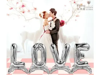 ஐ32吋 LOVE 立體字母氣球(186*60cm) 浪漫表白 婚禮佈置道具 巨大醒目