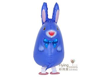 寵物散步氣球-藍紫色兔子(60*25cm)