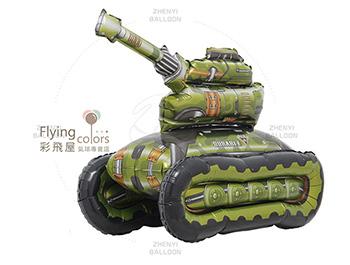 ஐ立體3D組裝坦克車鋁箔氣球(成品尺寸約:70*30*50)