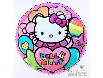 18吋彩虹HELLO KITTY鋁箔氣球(45cm)