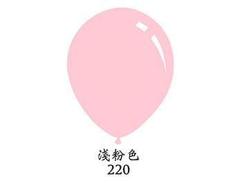 18吋圓形標準粉面氣球-Decomex[標準淺粉色](25顆/包)