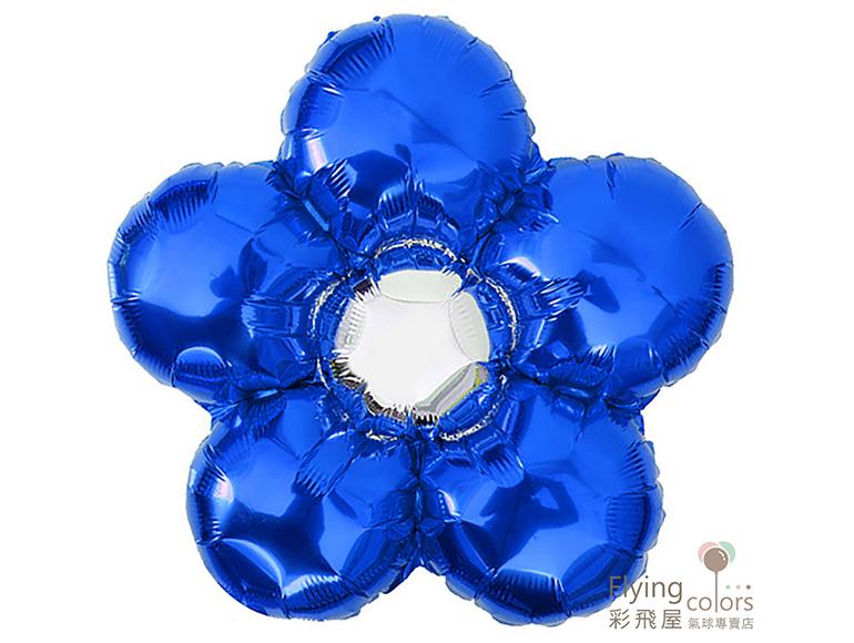 (770)  Round-091 QX-792Blue 最耐久的氣球花 - 五瓣圓花[藍色花瓣－銀色花心].jpg
