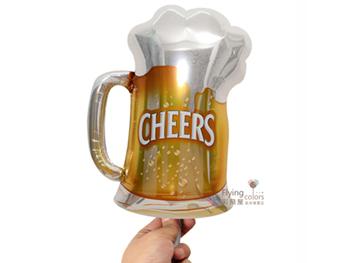 ஐ小造型CHEERS啤酒杯鋁箔氣球(30*25cm)