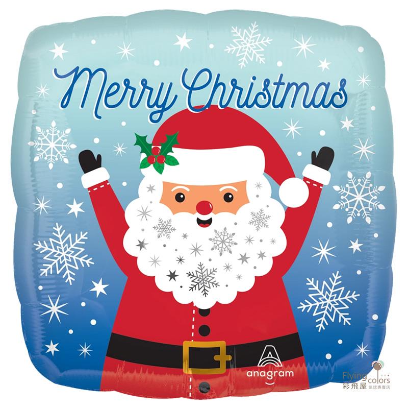 44898 18吋方形聖誕節快樂鋁箔氣球-Snowy-Christmas-Santa-Front .jpg