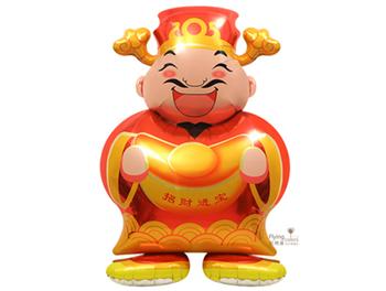 ஐ站立財神爺鋁箔氣球(149×90cm)