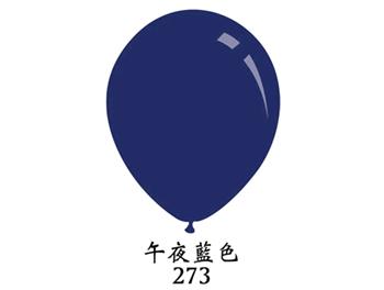 18吋圓形標準粉面氣球-Decomex[標準午夜藍色](25顆/包)-單色包裝