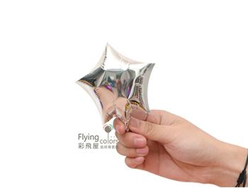 ஐ5吋鋁箔星形-自動封口[銀　色](12cm)