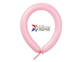 260長條標準面氣球-風車牌[淺粉紅色](100入/包)
