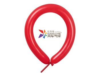 260長條標準面氣球-風車牌[紅色](100入/包)