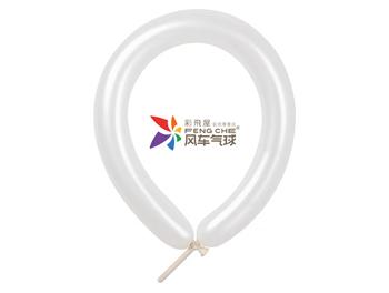 260長條珍珠面氣球-風車牌[珠光白色](100入/包)