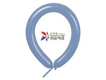 260長條標準面氣球-風車牌[暮光藍色](100入/包)