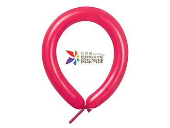 260長條標準面氣球-風車牌[野莓紅色](100入/包)