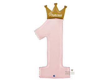 46吋女寶寶皇冠數字1(115cm)