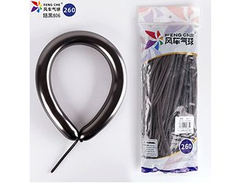260長條-風車牌[鉻黑色](100入/包)