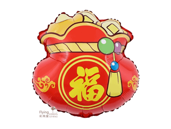 ஐ新年福袋鋁箔氣球(43*42cm)