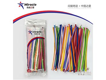 260長條氣球-奇迹之星[標準綜合色](100顆/包)