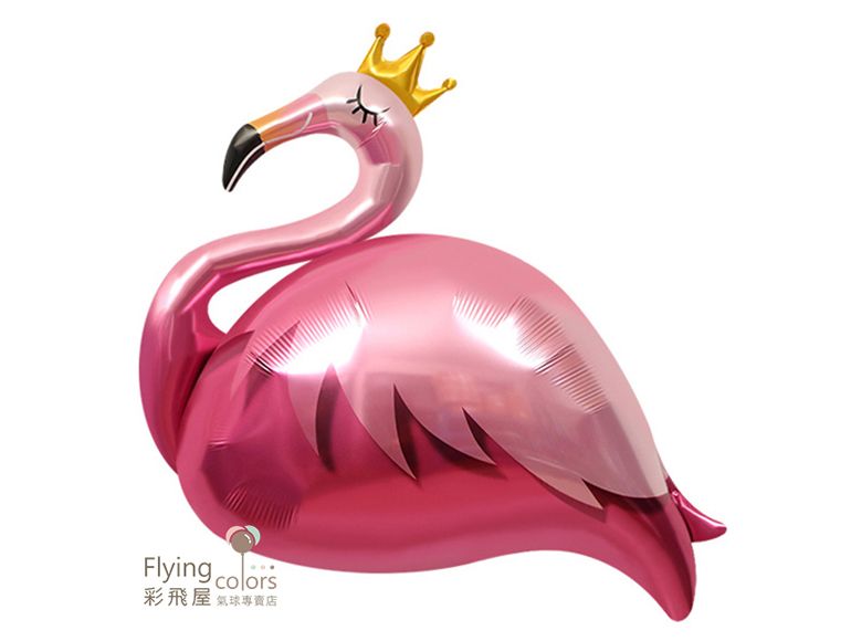 皇冠火烈鳥 鋁箔氣球(112*80cm)