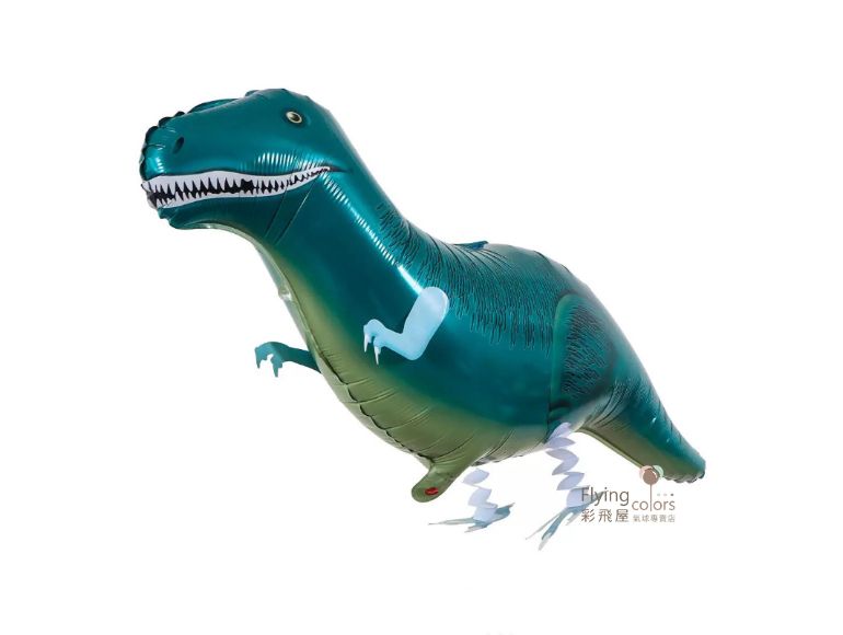 造型寵物散步鋁箔氣球-[鯊齒龍](95*36cm)