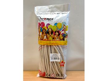 260長條標準面氣球-D牌[奶油白色](100顆/包)
