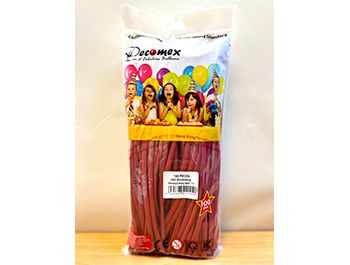 260長條標準面氣球-D牌[寶石紅色](100顆/包)
