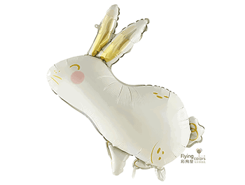 ஐ玉兔鋁箔氣球(79*55cm)