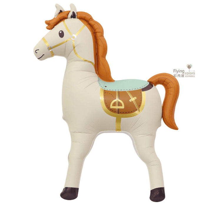 (原圖)CE08697 ஐ站立底座貴族小馬[奶油白] $145鋁箔氣球.png