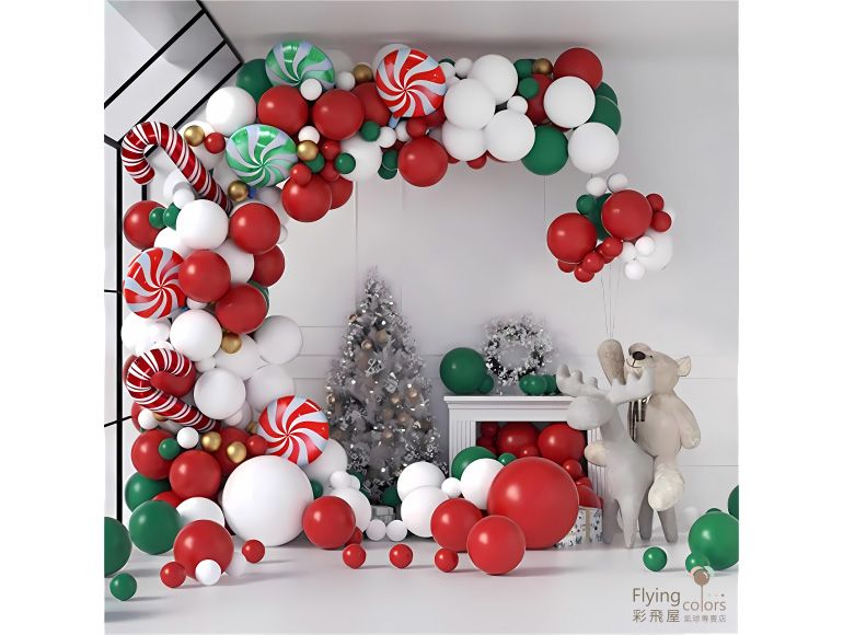 聖誕佈置氣球DIY套餐-紅綠聖誕氛圍