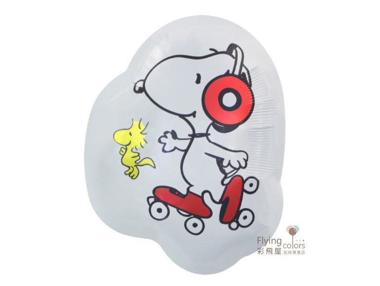 滑直排輪的史努比鋁箔氣球(52*46cm)
