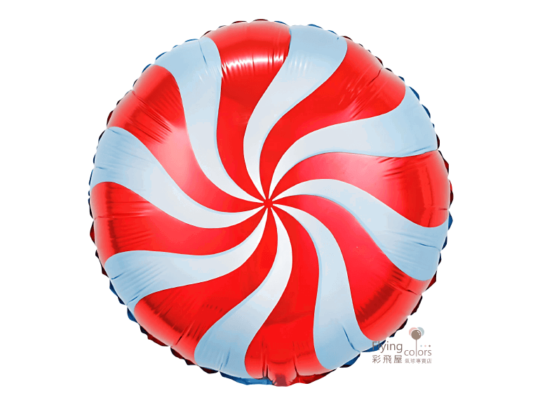 18吋棒棒糖鋁箔氣球-[紅色]