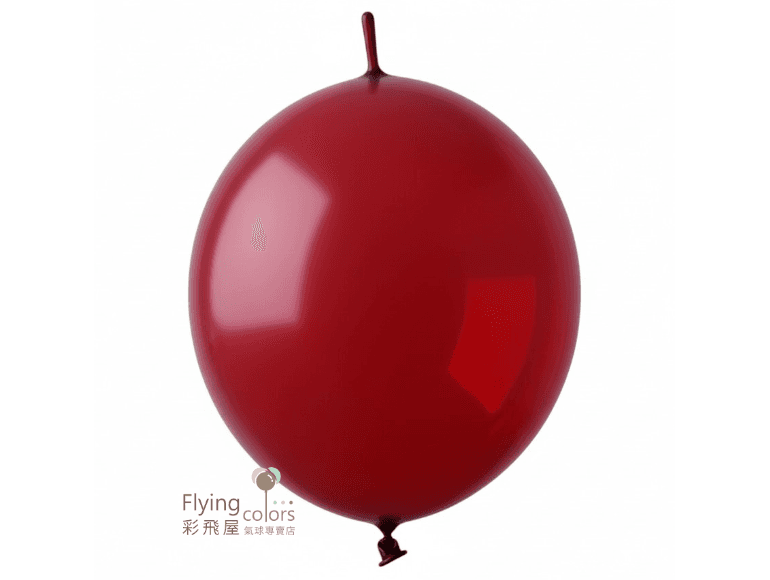 6吋連接球-奇迹之星[水晶酒紅色](100顆/包)