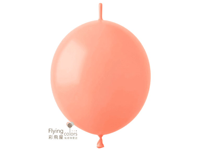 12吋連接球-奇迹之星[水蜜桃色](100顆/包)