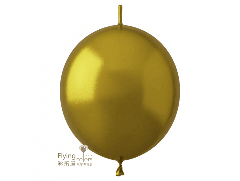 12吋連接球-奇迹之星[金屬金色](100顆/包)