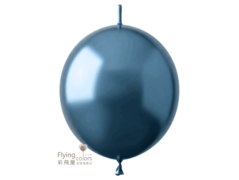 12吋連接球-奇迹之星[金屬淺藍色](100顆/包)