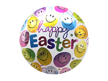 復活節鋁箔氣球圓形款式G(42*42cm)