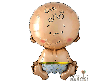 男寶寶BABY娃娃 鋁箔氣球(78*49cm)
