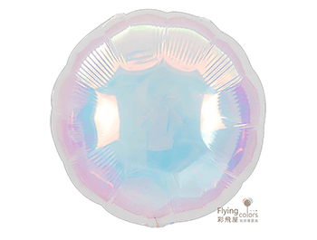 ஐ18吋透明炫彩圓氣球(45cm)