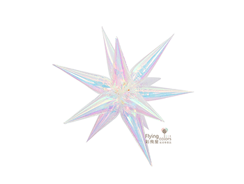 ஐ小爆炸星[透明炫彩]氣球(65cm)