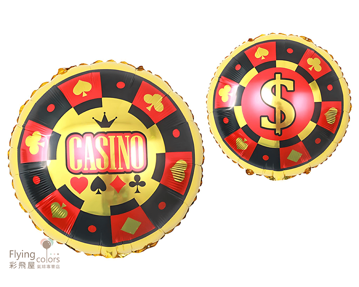(原圖)CE1603 18吋Casino 賭場派對鋁箔氣球（45cm).PNG