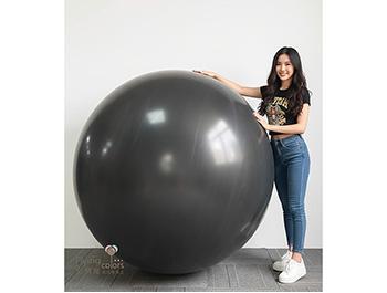 巨形乳膠氣球[黑色] 超級巨大一顆，適合戶外或室內展示氣球或遊戲大氣球