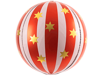 立體圓球馬戲團[紅色](40cm)
