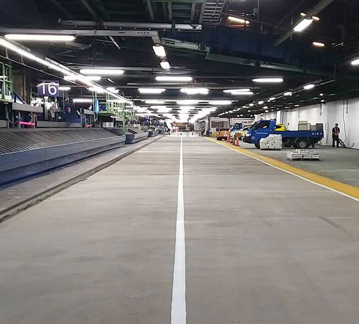 地坪翻新 | 桃園機場行李運輸場