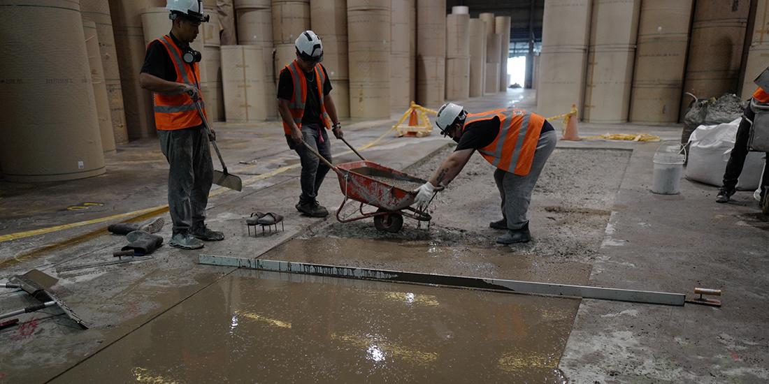 永豐餘工廠地坪補修