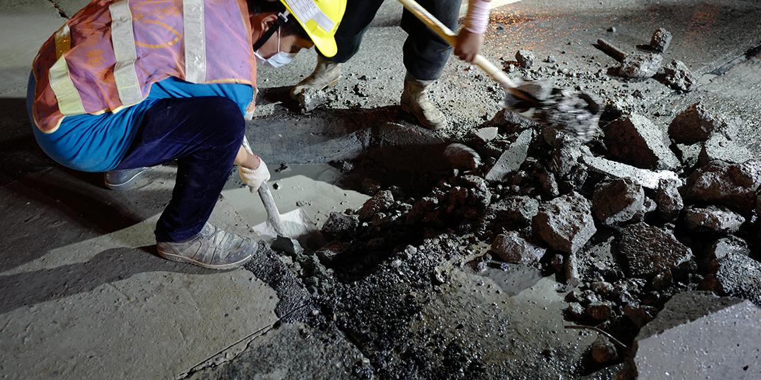 國道3號 道路坑洞修補