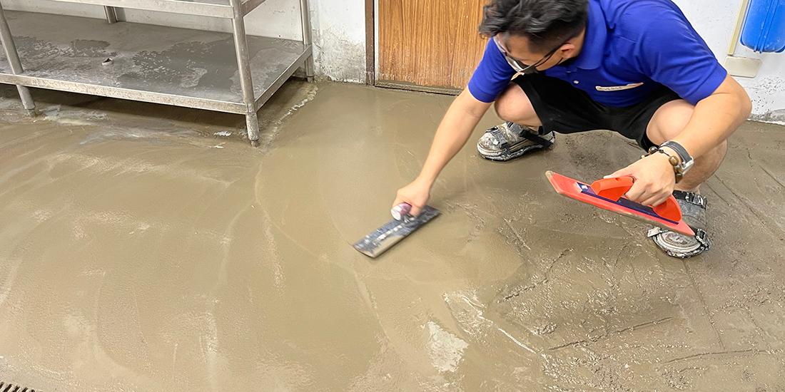 台南樹谷園區地坪修補