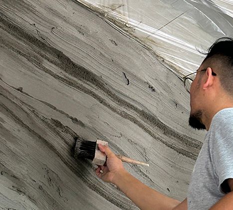 水里蛇窯牆面雕刻