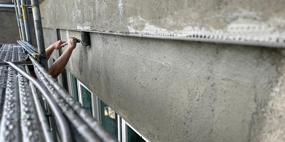 外牆 軟性卜特蘭滾塗防水強化工程