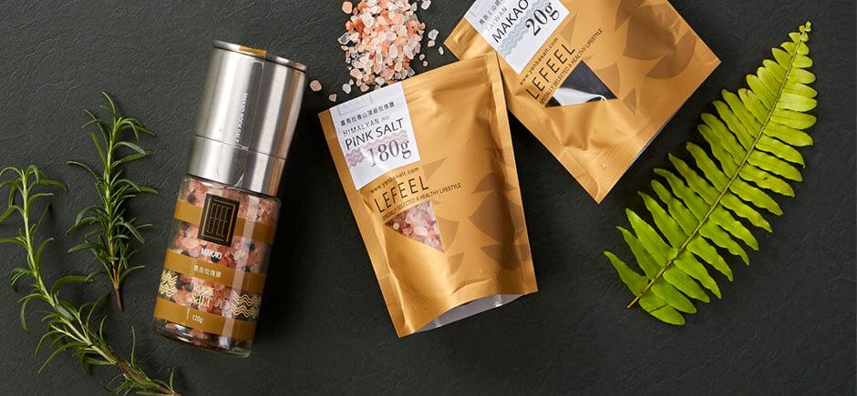 引進國外知名鹽品，提倡「精緻鹽品」之概念